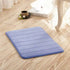 Cobblestone Embossed Non-Slip Bathroom Mat Memory Foam Rug for Shower Room and Bath