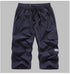 Men's Summer Quick Dry 3/4 Pants Lightweight Capri Shorts for Hiking Fishing Travel Casual Gym