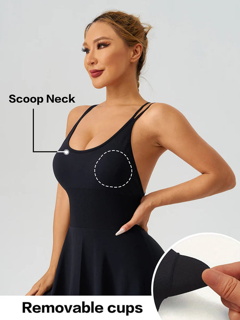 Summer Tennis Wear Women's Sports Dresses Gym Jumpsuits Shorts Leggings Tracksuits Yoga Clothes