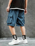 Men's Cargo Shorts for Outdoor Travel with Large Pockets
