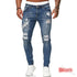 Ripped Slim Fit Denim Distressed Ankle Length Mens Jeans