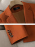Stylish Women's Formal Pant Suit Set for Office Business Wear - Elegant Blazer and Trouser Ensemble with Pockets, Perfect for Autumn/Winter