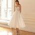 Customized Sweetheart Short Wedding Dresses A-Line Gowns