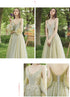 Strapless Applique Tulle Bridesmaid Dress With Floral Embellishments Evening Gown