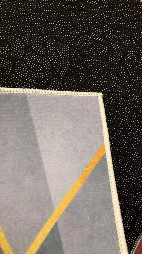 Bohemian Crystal Velvet Rugs for Living Room and Bedroom Waterproof and Dirt Resistant Carpet