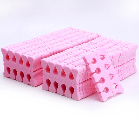 Ultimate Nail Art Foam Toe Separators for Manicure and Pedicure - Soft Sponge Finger Coating Tools in Bulk (100/200/400 Pieces)