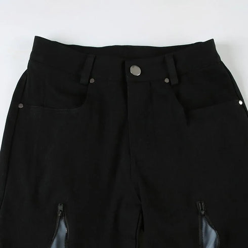 Baggy Cargo Jeans For Women With Distinctive Stitching And Washed Denim Look For Streetwear And Hip Hop Style