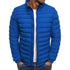 Men's Winter Stand Collar Warm Parka Jacket for Casual Street Fashion - Thick Polyester Outerwear with Zipper Decoration