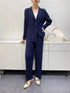 Elegant Pleated Long-Sleeved Jacket for Women - Comfortable Casual Suit with Thickened Design for Spring and Autumn Wear