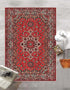 Retro Persian Carpet Abstract Ornament Rug for Living Room Bedroom Non Slip Floor Mat