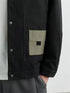Men's Retro Colorblock Bomber Jacket with Pockets - Casual Autumn Baseball Uniform for Stylish Outfits