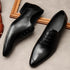 Italian Handmade Men's Oxford Shoes Real Calf Leather Classic Brogue Business Wedding Dress Shoes
