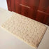 Mat Non Slip Cobblestone Embossed Bathroom Rug Memory Foam Doormat