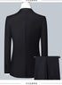 Elegant Men's 3-Piece Suit Set - Blazer, Waistcoat & Trousers for Business, Weddings, and Job Interviews - Slim Fit Smart Casual Attire for Every Season