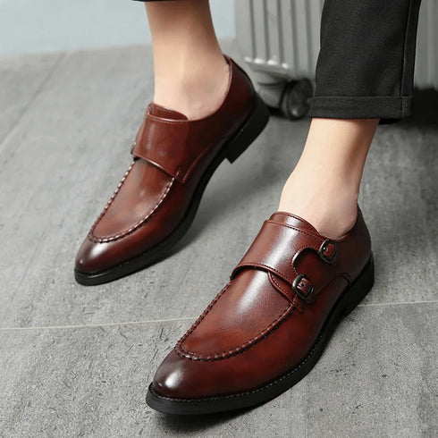 Men's Luxury Designer Loafers Leather Shoes - Elegant Oxfords Fashion Dress Footwear for Formal Occasions, Perfect Slip-On Style for Parties and Events