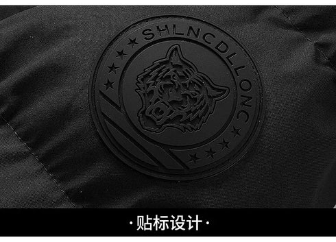 Men's Thick Thermal Cotton Parka Jacket for Winter - Windproof Casual Outerwear in Sizes M-5XL