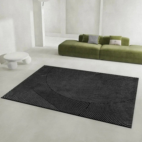 Modern Minimalist Large Area Rug for Living Room and Bedroom Decor