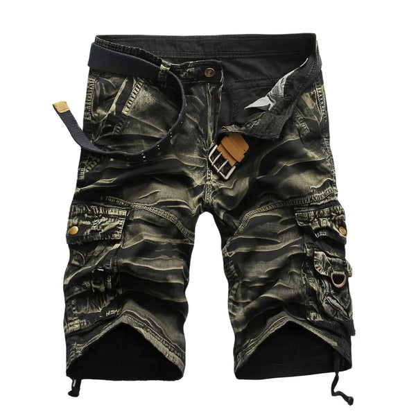 Summer Cargo Shorts Men Cool Camouflage Casual Pants Camo