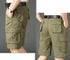 Khaki Half Men's Cargo Shorts Bermuda Designer Jogger Pants