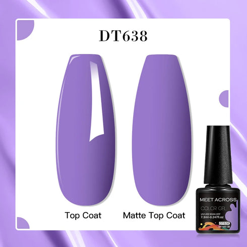Vibrant 7.3ml Semi-Permanent Gel Nail Polish for Stunning Nail Art and Manicure - Soak Off LED UV Varnish for Long-Lasting Beauty