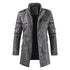 Fleece-lined Faux-Leather Jacket — Warm, Slim & Winter-Ready