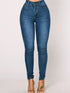 Women’s Skinny Jeans Vintage Denim Stretch Trousers Streetwear