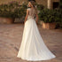 Vinca Sunny Customized Lace Chiffon Wedding Dresses A-Line Gown