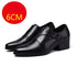 Leather Men Dress Shoes Elevator Business Oxford Footwear for Wedding and Office
