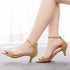 Elegant Beaded Open-Toe Sandals with Thin Heels for Weddings and Parties