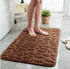 Cobblestone Embossed Non-Slip Bathroom Mat Memory Foam Rug for Shower Room and Bath