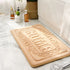 Rectangle Bath Mat Non-Slip Foam Rug for Bathroom and Kitchen