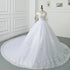 Maria Novia Off The Shoulder Princess Sweetheart Wedding Dress For Women Glitter Vintage Bride Bridal