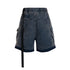Ro Style Ribbons Streetwear Multi-pockets Cargo Shorts for Men