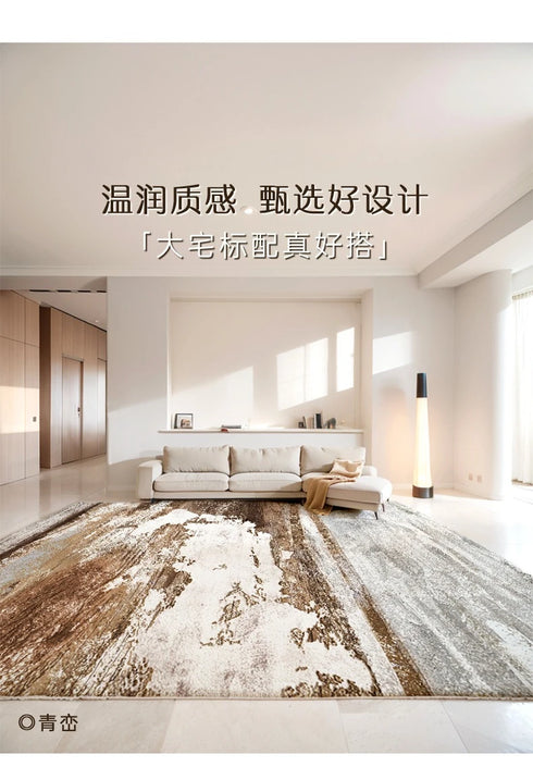 Light Luxury Retro Area Rugs for Living Room and Bedroom Plush Soft Thick Mats