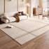 Fluffy Soft Cream Style Rugs for Bedroom and Living Room Decoration Washable Plush Carpet