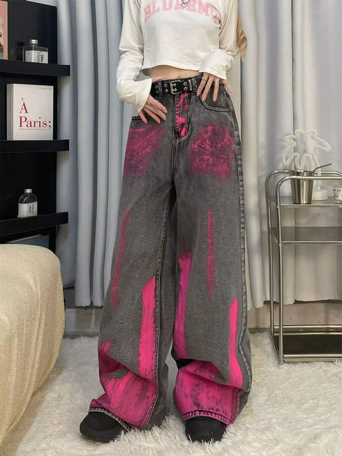 American Vintage Design Jeans Casual Denim Trousers for Women