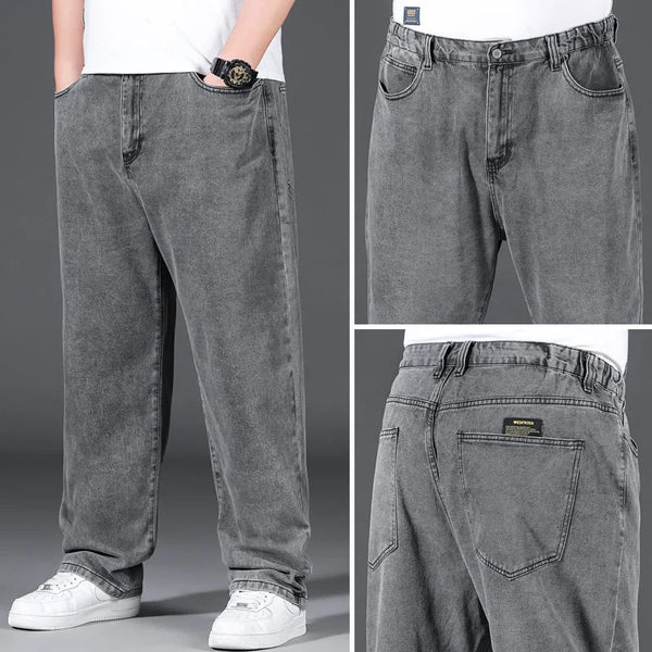 Fashion Slim Wide Jeans For Men Plus Size Cargo Pants