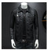 Autumn Oversized Slim Men's Motorcycle Riding Suit - Thickened Waterproof PU Leather Jacket for Casual Wear