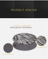 Modern Style Round Carpet Thickened Anti Slip Mat Soft Fluffy Decor Rug