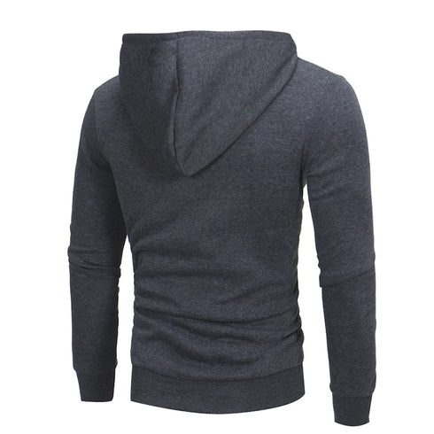Men's Casual Sports Hooded Jackets - Stylish Daily Outwear with Zipper and Pockets for All Seasons