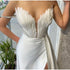 White Angel Feather Dress Luxury Design Women's Off Shoulder Elegant Long Dress for Parties and Weddings