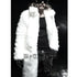 Men's Faux Fur Long Overcoat with Large Lapel for Autumn and Winter Fashion - Thick Turn-Down Collar Jacket for Daily Wear