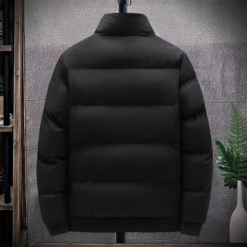 Men's Thick Thermal Cotton Parka Jacket for Winter - Windproof Casual Outerwear in Sizes M-5XL