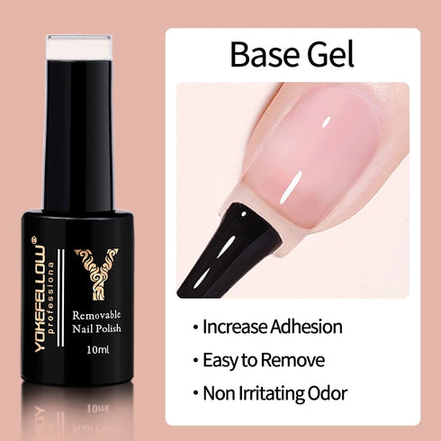 Vibrant 10ML Semi-Permanent Gel Nail Polish for Stunning Manicures - Low Odor Long-Wear Varnish - Ideal for Spring and Summer Nail Art