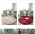 Plush Round Rug Mat for Living Room and Bedroom Home Decor