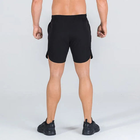 Men's Summer Gym Fitness Double-Decker 2 in 1 Shorts Sports Running Basketball Jogger Bottoms