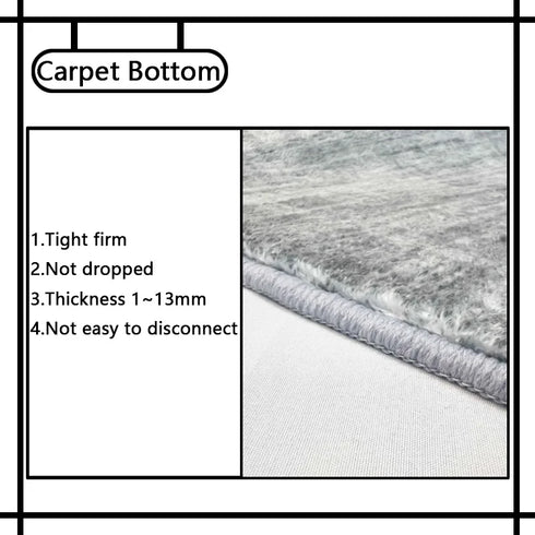 Cute Animal Plush Area Rug for Living Room and Children's Bedroom