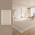 Fluffy Soft Cream Style Rugs for Bedroom and Living Room Decoration Washable Plush Carpet