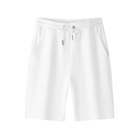 Men's Casual and Fashionable Pure Cotton Shorts with Drawstring