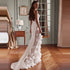 Luxury Wedding Dresses Mermaid Women's Lace Appliques High Split Sleeveless Bridal Gowns Customized